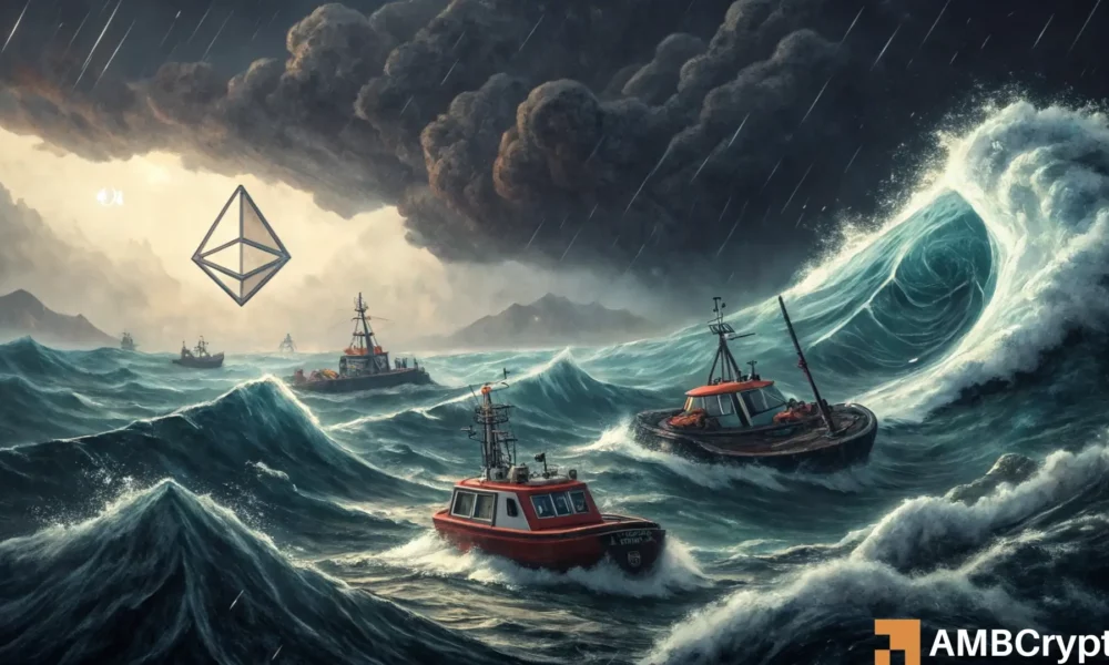 以太坊 – 3 个迹象表明 ETH 价格可能跌至 3.2 万美元