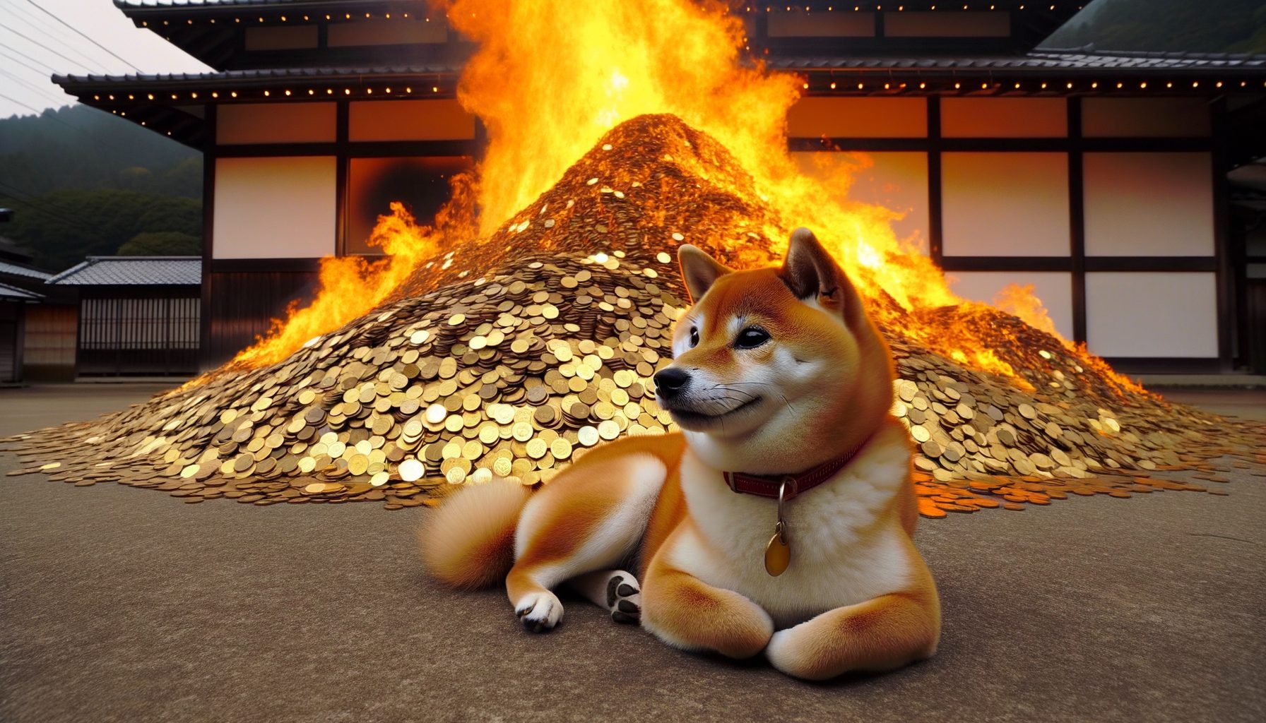 需要烧掉多少柴犬币才能达到 0.0001 美元？