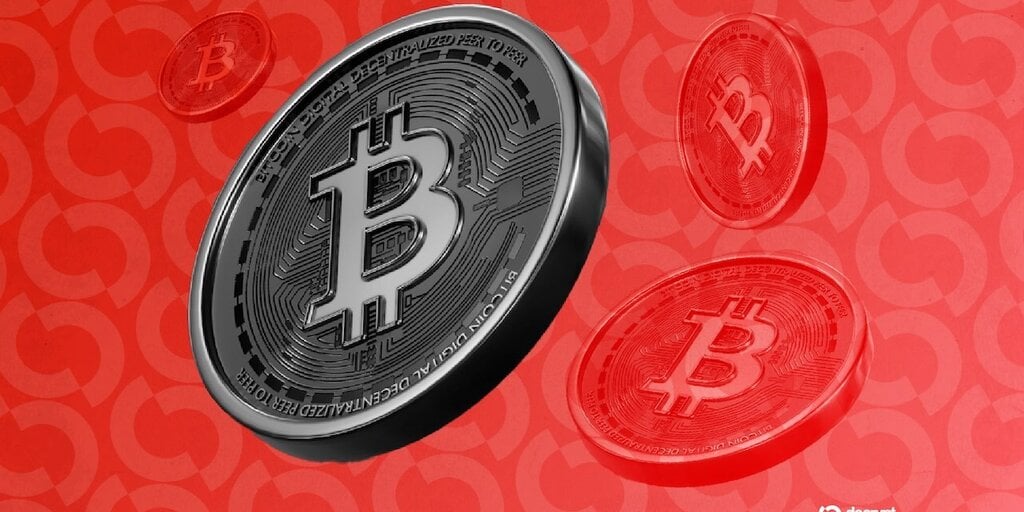 随着加密货币市场走向下滑，比特币开始显露出疲态