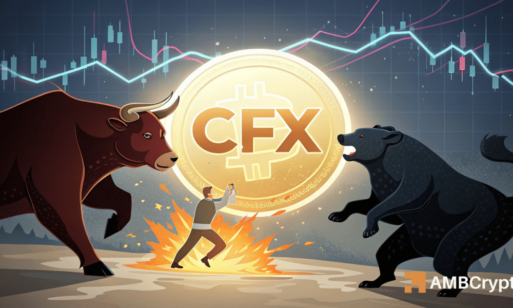 Conflux 上涨 10%，但 CFX 价格却停滞在这个关键水平