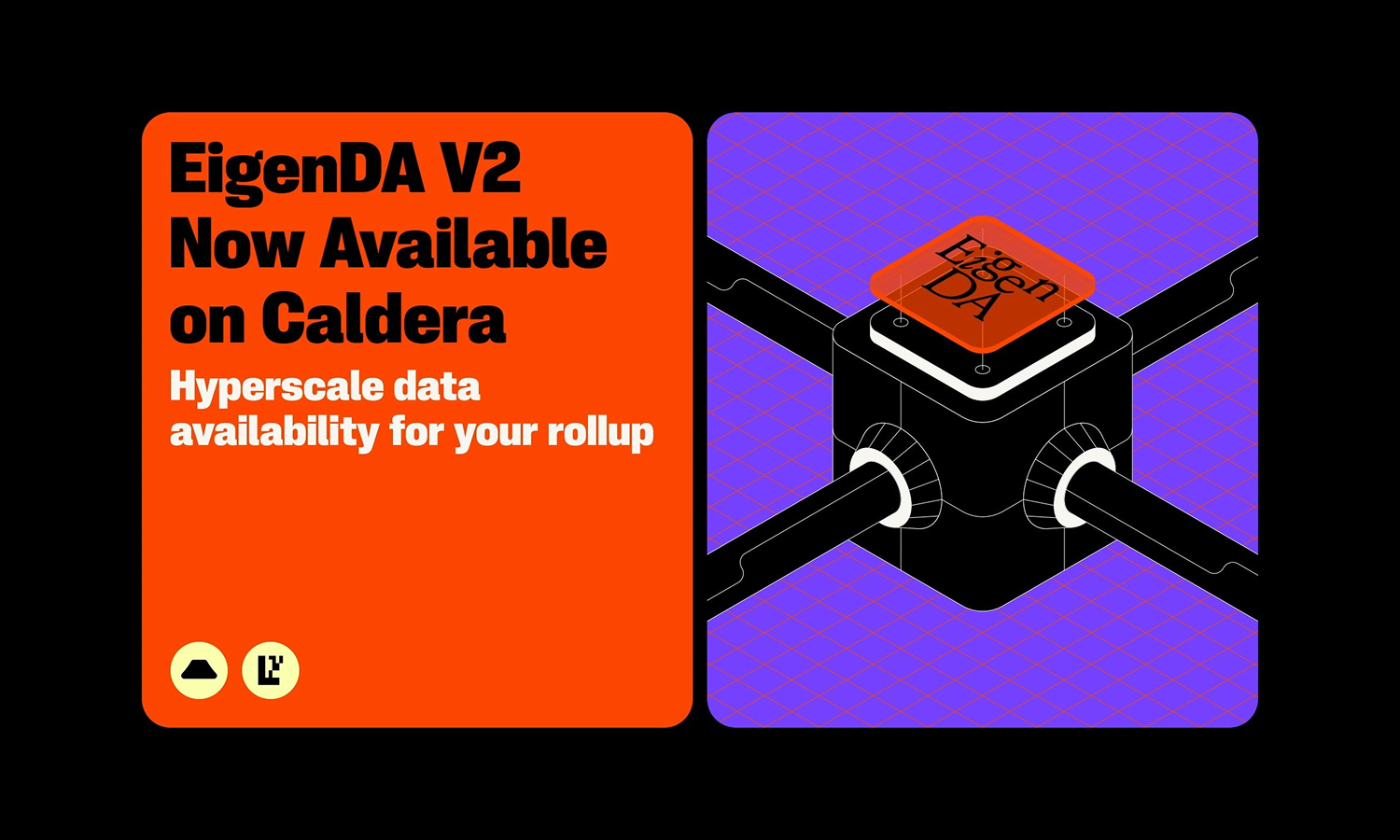 Caldera 宣布与 EigenCloud 合作整合 EigenDA V2