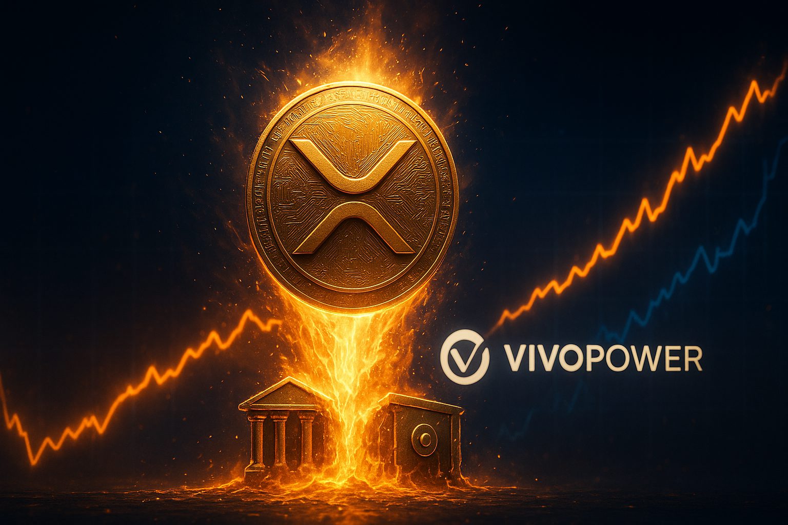VivoPower 押注 1 亿美元瑞波币后，XRP 飙升 15 美元，令人“崩溃”