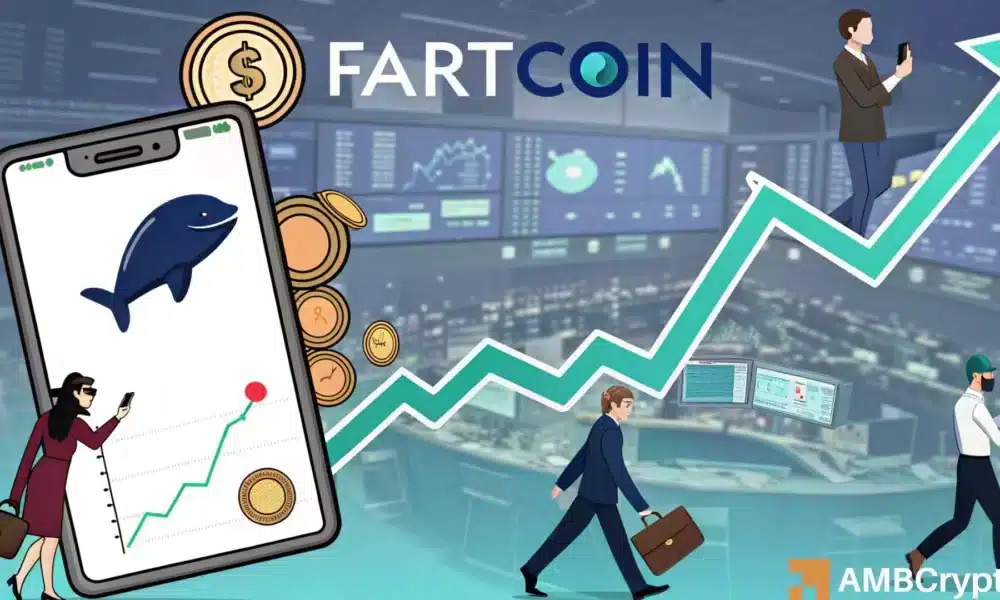 FARTCOIN 上涨 28% 后瞄准 1.3 美元，但首先，多头必须守住……
