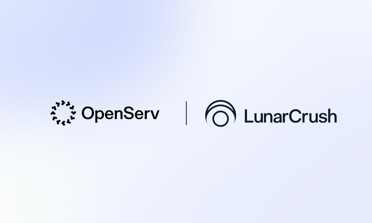 OpenServ 和 LunarCrush 每小时将 5000 万条帖子转化为 AI 应用程序